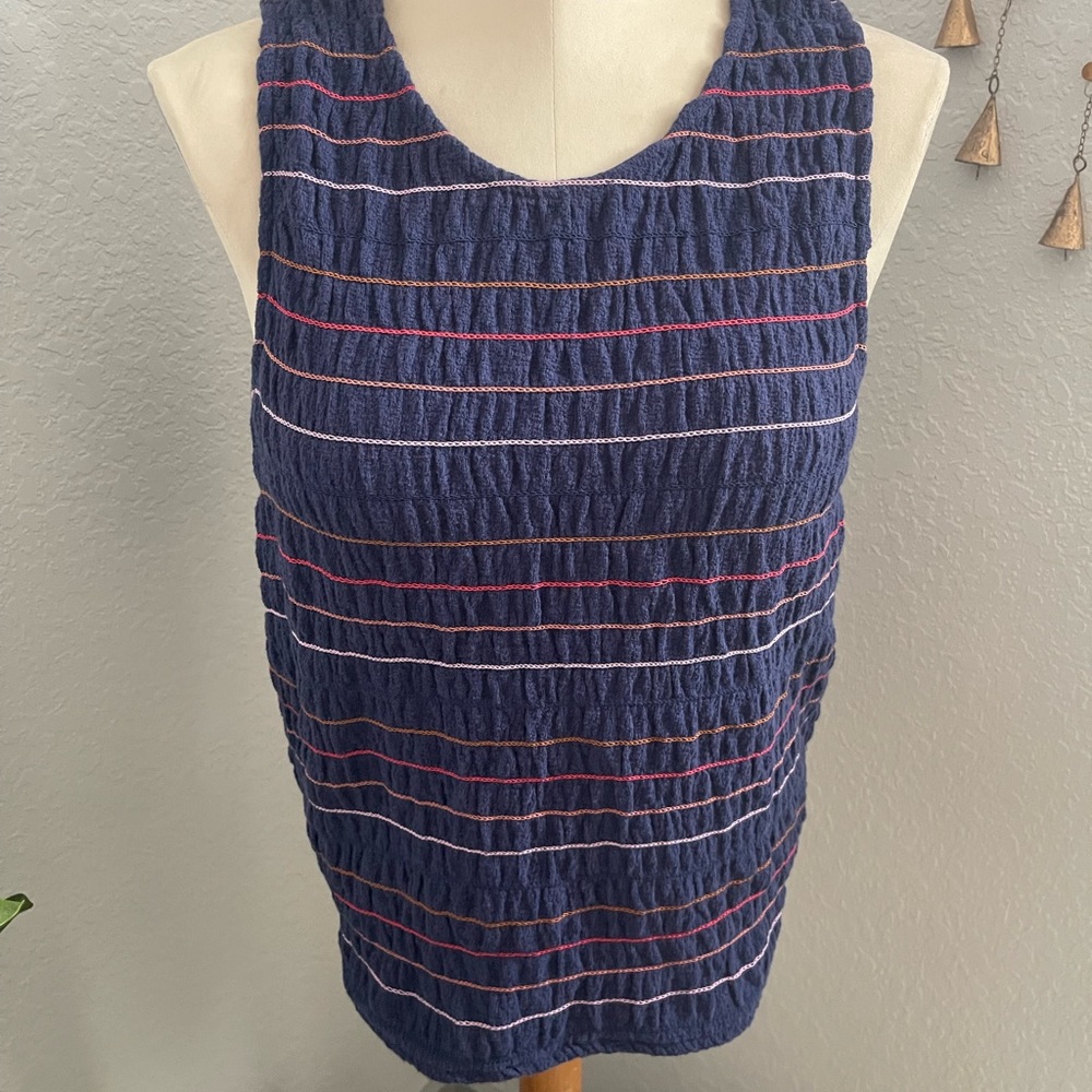 Madewell rainbow stripe stretchy tank top. Medium in size never worn. No tags